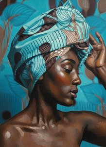 The Azure Regalia: A Study In Light And Lineage — Jacques Villedieu