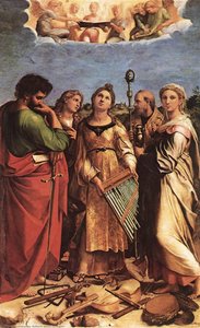 St Cecilia — Raphael