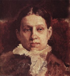 Portrait Of Vera Repina — Valentin Alexandrovich Serov