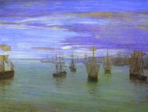 Crepuscule In Flesh Color And Green, Valparaiso — James Abbott Mcneill Whistler
