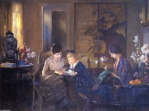 The Lesson — Edmund Charles Tarbell