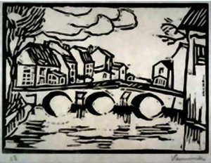 Pont Sur L'eure A Pacy — Maurice De Vlaminck