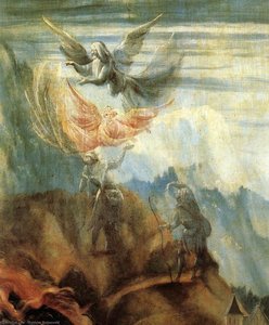 Nativity (detail) (10) — Matthias Grünewald