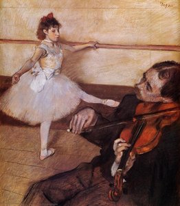 The Dance Lesson — Edgar Degas