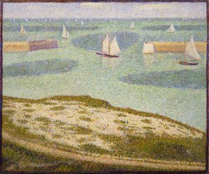 Puerto En Bessin (el Puerto Exterior A La Marea Alta) — Georges Pierre Seurat, Post-impressionismo