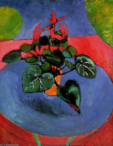 Cyclamen Pourpre Huile Sur Toile Collection Particulière — Henri Matisse, Fauvism
