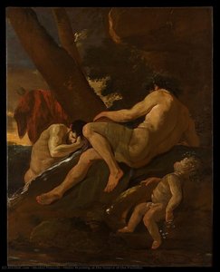 Midas Washing Au Bord Du Pactolus — Nicolas Poussin