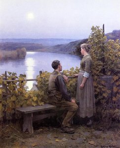 Summer Evening — Daniel Ridgway Knight