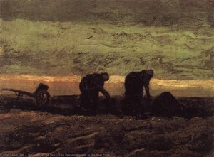 Two Peasant Women In The Peat Field — Joos Vincent De Vos