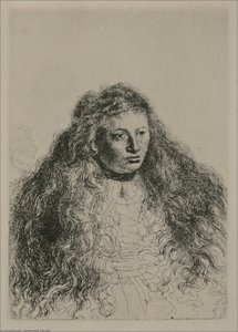 Study Of Jewish Bride — Rembrandt Van Rijn