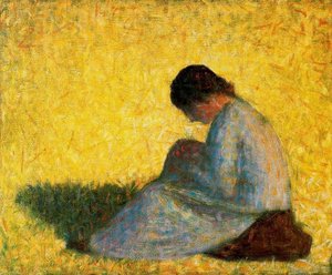 Sittande Kvinna — Georges Pierre Seurat