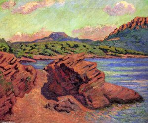 The Bay Of Agay — Ferdinand Guillaumin