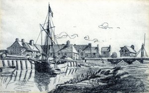 The Port At Touques — Claude Monet