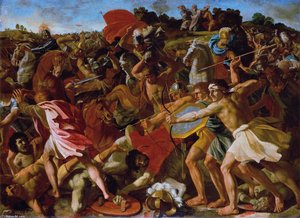 Victory Of Joshua Over The Amalekites — Nicolas Poussin