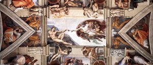 The Ceiling (detail) — Michelangelo Buonarroti