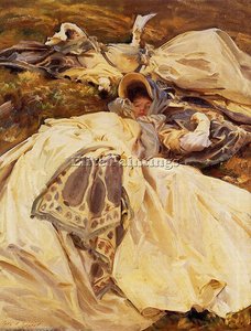 Kaksi Tyttöä Valkoisissa Mekossa — John Singer Sargent