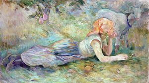 Shepherdess Laying Down 1