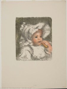 Child With A Biscuit — Pierre-auguste Renoir