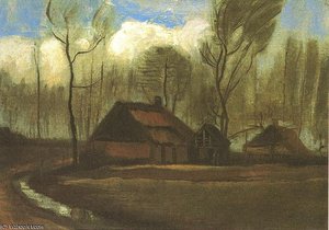 Casa Cerca De Árboles — Vincent Willem Van Gogh