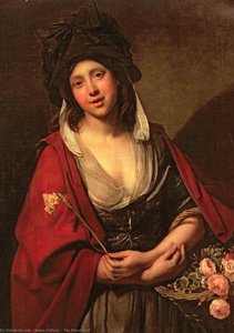 The Flower Girl — Johann Zoffany