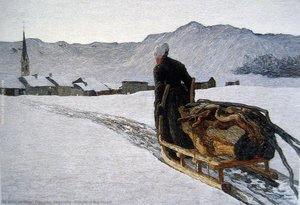 Return Of The Wood — Giovanni Segantini
