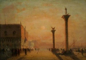 The Piazzetta, Venice — Richard Parkes Bonington