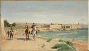 Antibes. The Horse Ride — Jean-louis Ernest Meissonier