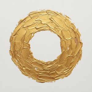 Golden Solitude: A Monumental Impasto Study Of Eternal Radial Symmetry — Laurent Vionnet