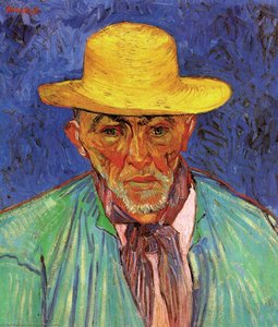 Portrait Of Patience Escalier, Shepherd In Provence — Vincent Willem Van Gogh, Post-impressionism