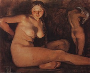 Bath — Zinaida Serebriakova