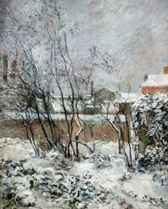 Giardino Innevato — Eugène Henri Paul Gauguin, Post-impressionism