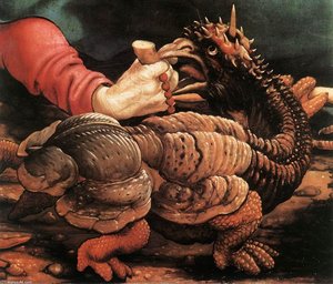 The Temptation Of St Anthony (detail) — Matthias Grünewald