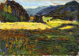 Kochel - Peisaj Cu Manăstire — Wassily Wassilyevich Kandinsky