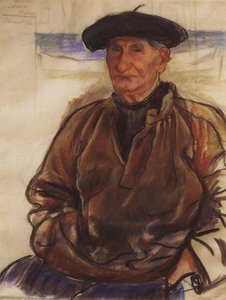 Old Fisherman — Zinaida Serebriakova