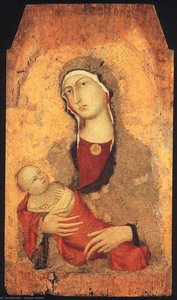 Madonna And Child (from Lucignano D'arbia) — Simone Martini