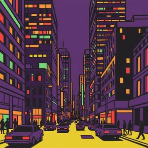 Nocturnal Geometry: A Monumental Vision Of Midnight Urban Symmetry And Light — Caroline Pelletier