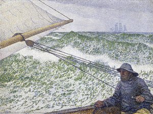 L’homme À La Barre (the Man At The Helm), 1892 — Theo Van Rysselberghe