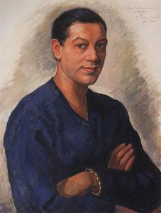 Ritratto Di S.m. Lifar — Zinaida Serebriakova