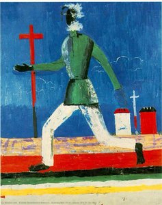 Running Man Oil On Canvas (79 X 65 Cm.) Mus — Kazimir Malevich