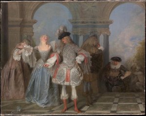 The French Comedians — Jean-antoine Watteau