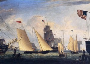 Yacht 'northern Light' In Boston Harbor — Fitz Henry Lane