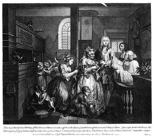 Sposato Con Una Vecchia Zitella — William Hogarth