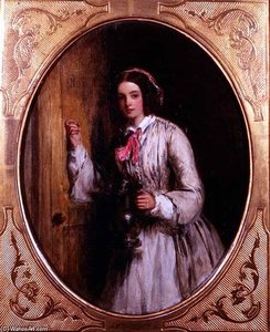 A Maid With A Flagon - — William Powell Frith