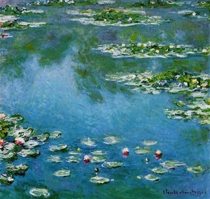 Water-lilies (15), Oil On Canvas, Impressionism