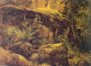 Stones In The Forest, Valaam (etude) — Ivan Ivanovich Shishkin