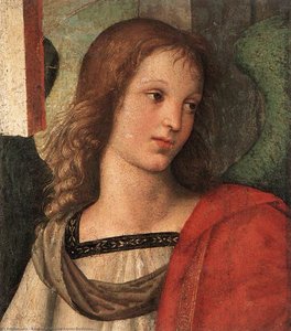 Engel (fragment Av Baronci Altarpiecen) — Rafael