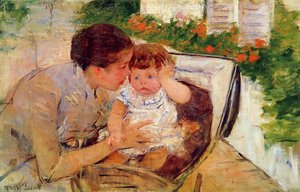Susan Che Consola Il Bambino (n. 2) — Mary Stevenson Cassatt