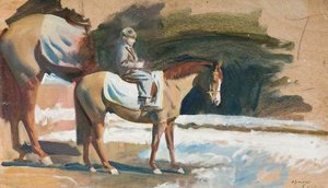 Studia Młodego Chłopca Na Koniu — Alfred Munnings