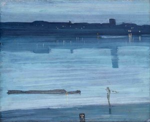 Nocturne: Blue And Silver - Chelsea — James Abbott Mcneill Whistler
