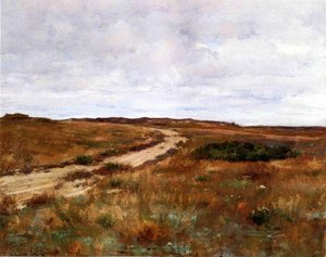 A Hinterland Landscape With Road (also Known As Shinnecock)